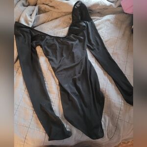 Black Long Sleeve Bodysuit